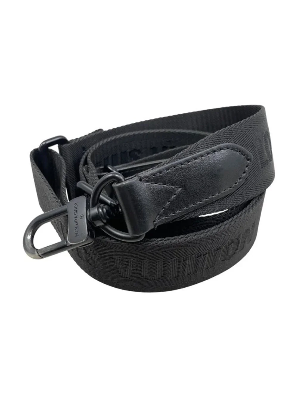 Louis Vuitton Shoulder Bag Duo Messenger Monogram Shadow Noir Black